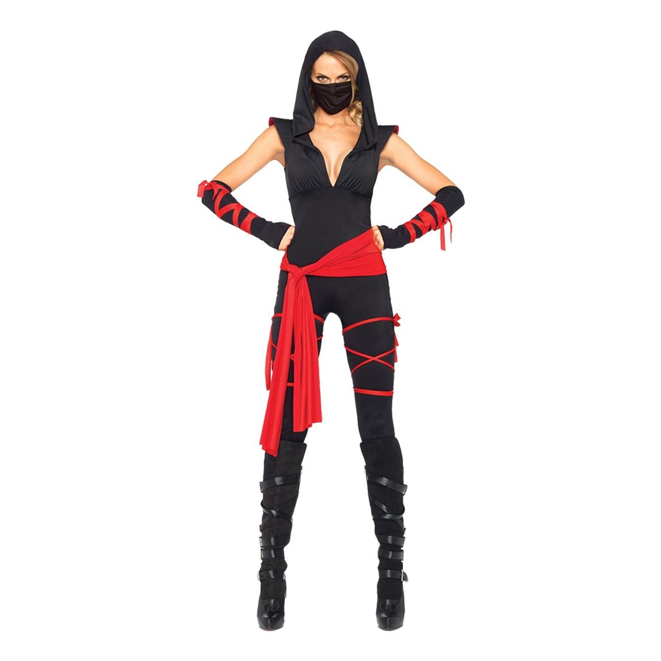 Kvinnlig Ninjadräkt Deluxe